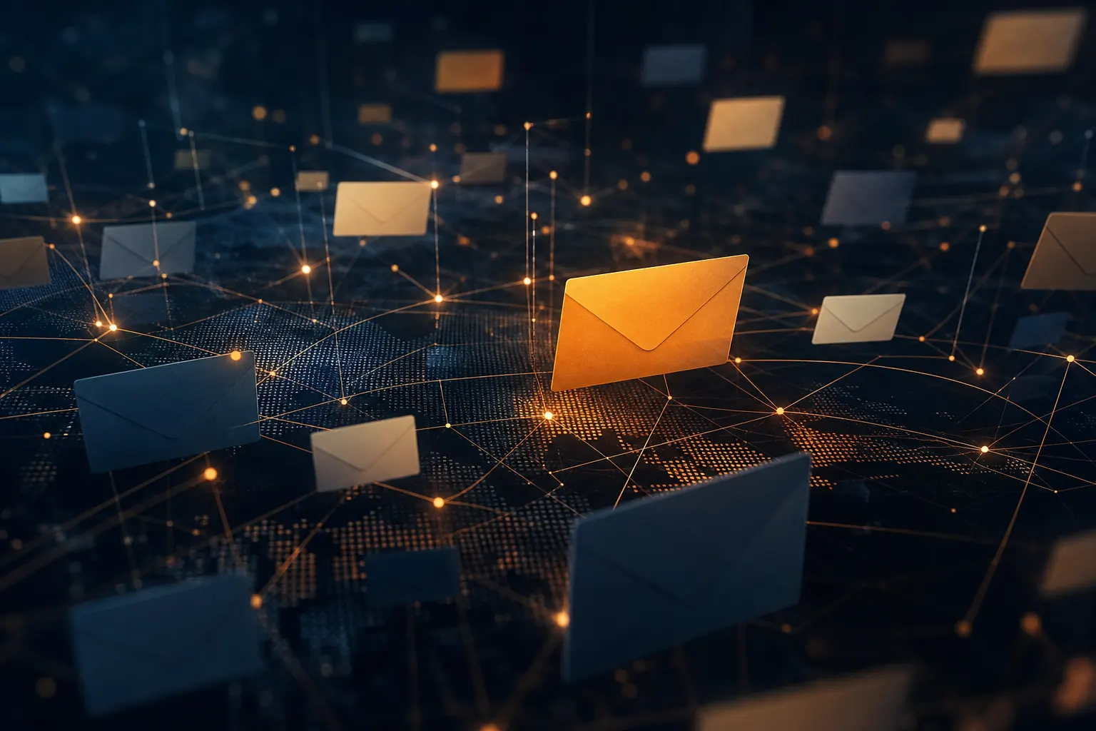 Экран с интерфейсом email-рассылки и графиками open rate и CTR