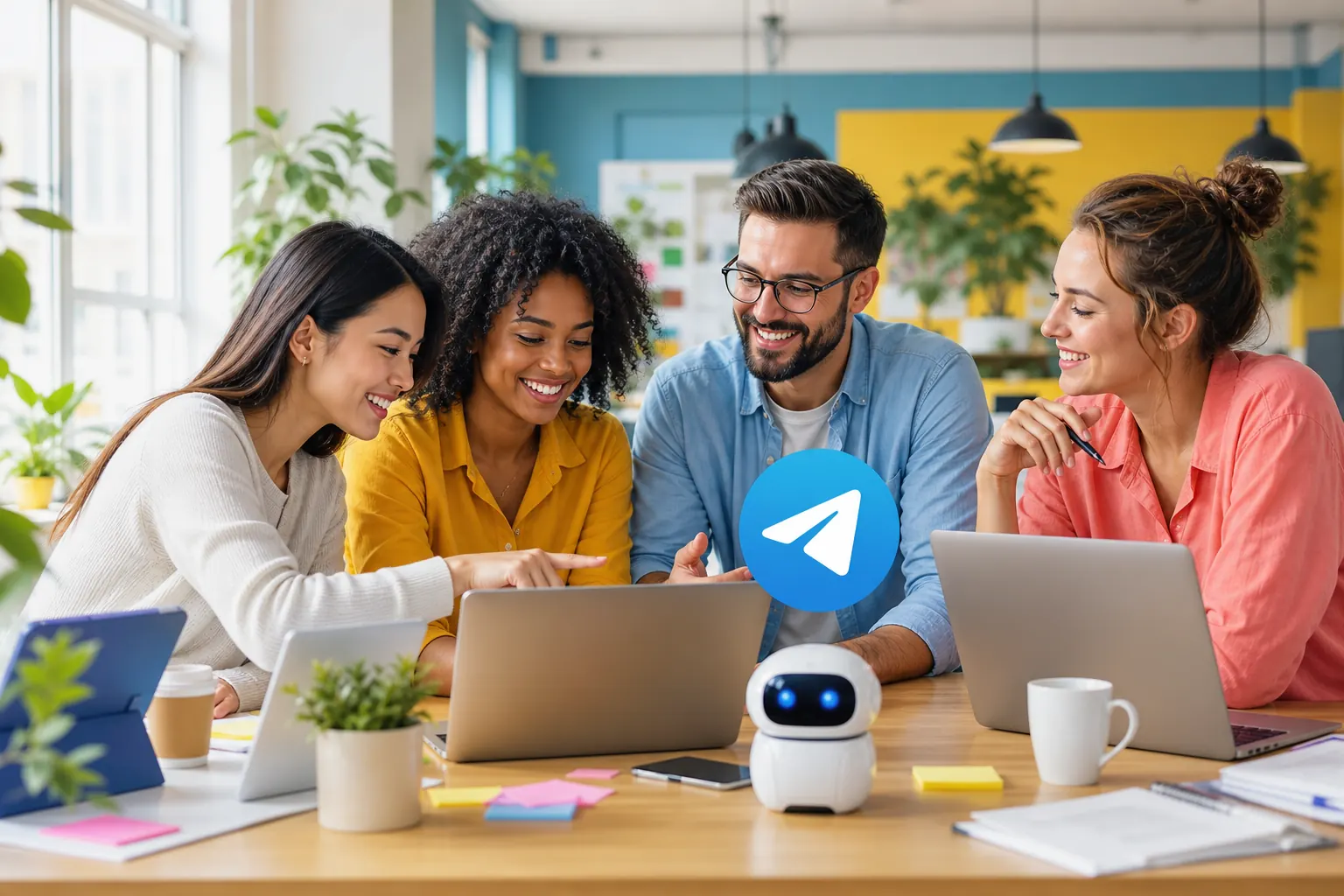 Команда предпринимателей настраивает AI-секретаря для обработки заявок в рабочем пространстве