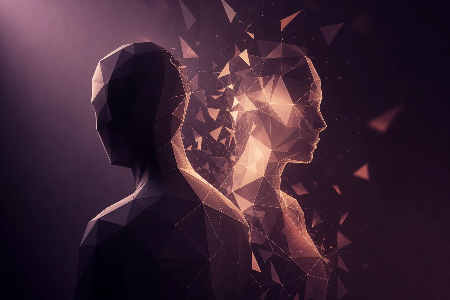 Сетка из трёх AI-аватаров с подсветкой обводки лица — иллюстрация сравнения HeyGen, Synthesia и российских платформ