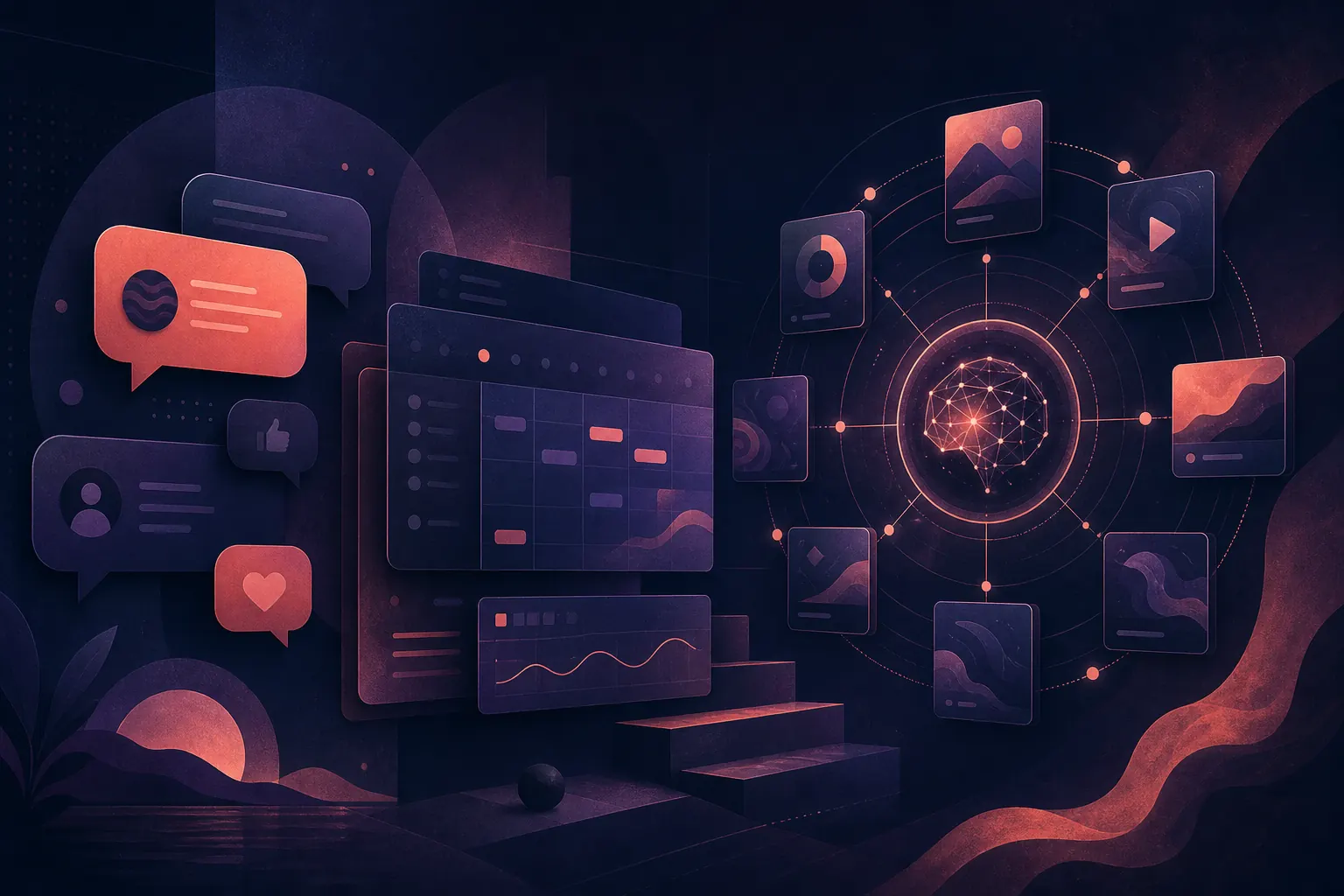 SMM с AI: автоматизация постов в Instagram, ВК и Telegram